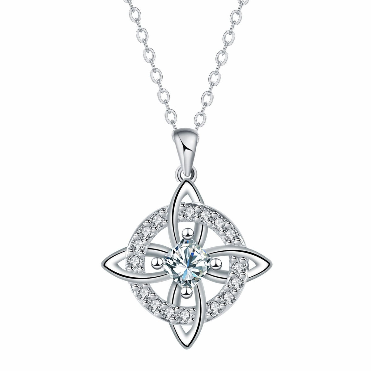 Mystical Birthstone Witches Knot Necklace – 🔮💞Protect Your Loved Ones