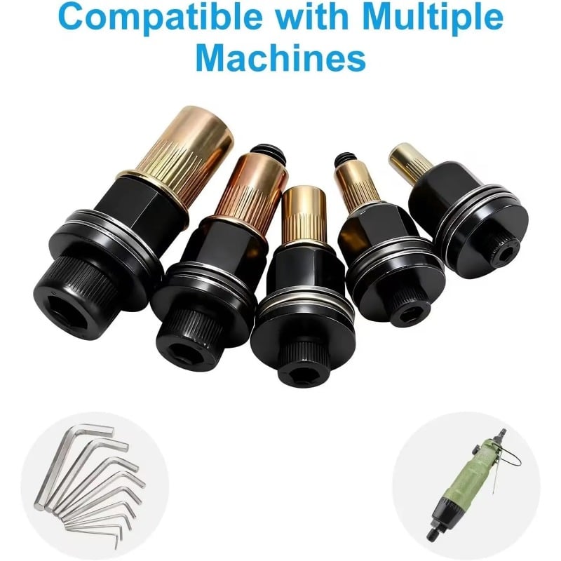 🏆LAST DAY SALE 49% OFF🛠️Head Rivet Nut Tool, M3 M4 M5 M6 M8 Rivnut Kit,Carbon Steel Rivnut Set